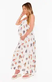 Long Weekend Maxi Dress ~ Shell Linen(XS)