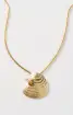 Faithy Jewels Oyster Necklace  ~ Gold