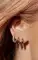 LUV AJ Pave Amalfi Huggie Earrings ~ 14K Gold Plated(OS)
