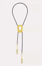 Petit Moments Dolly Bolo Tie Necklace ~ Black