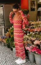 Tala Tank Maxi ~ Horizon Stripe Knit