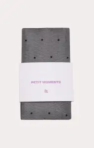 Petit Moments Dot Tights ~ Black(OS)