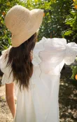 Toulouse Dress ~ White Eyelet(XS)