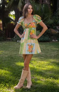 Annabelle Mini Dress ~ Country Bouquet(XS)