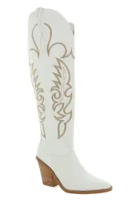 Billini Simone Western Boot ~ White(6)