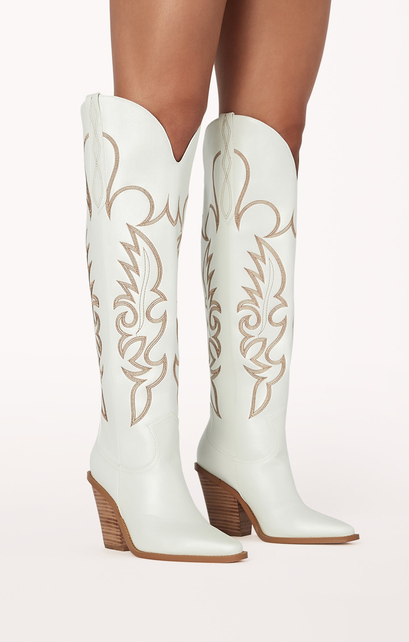 Billini Simone Western Boot ~ White(6)