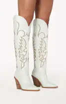Billini Simone Western Boot ~ White(6)