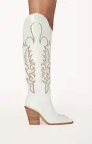 Billini Simone Western Boot ~ White(6)