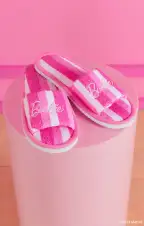 Freshen Up Slippers ~ DreamHouse™ Stripe Terry