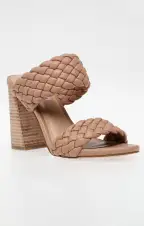 Steve Madden Tielo Block Heels ~ Tan(6)
