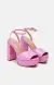 Steve Madden Lourdes Heel ~ Pink Patent(6)