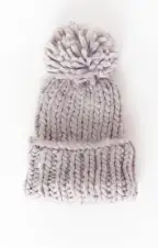 Jean Chunky Knit Beanie ~ Grey(OS)