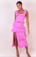 Greta Dress ~ Pink Lilac Stretch(XS)