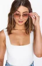 Snake Sunglasses Chain ~ Gold