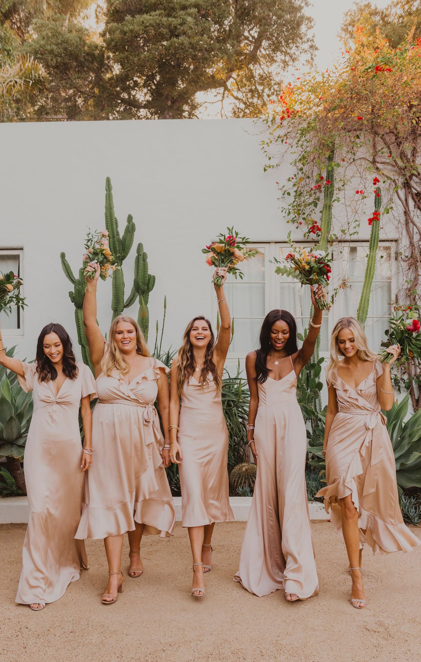 Rome Twist Gown ~ Champagne Luxe Satin(XXS)