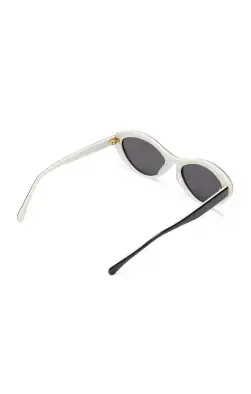 Banbé Eyewear The Ferragni Sunglasses ~ Black/Ivory(OS)