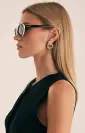 Banbé Eyewear The Ferragni Sunglasses ~ Black/Ivory(OS)