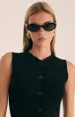 Banbé Eyewear The Ferragni Sunglasses ~ Black/Ivory(OS)