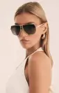 Banbé Eyewear The Grace Sunglasses ~ Light Gold-Taupe Fade(OS)