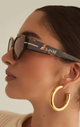 Banbè Eyewear The Hadid Sunglasses ~ Amber Tort(OS)