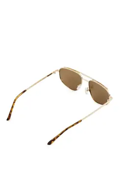 Banbé Eyewear The Halle Sunglasses ~ Gold/Brown(OS)