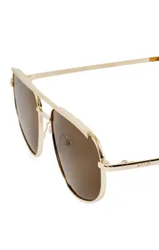 Banbé Eyewear The Halle Sunglasses ~ Gold/Brown(OS)