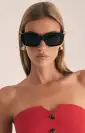 Banbé Eyewear The Illiana Sunglasses ~ Black(OS)