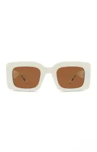 Banbé Eyewear The Kendall Sunglasses ~ Ivory & Blonde Tort(OS)