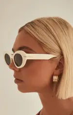 Banbé Eyewear The Rocha Sunglasses ~ Cream Ink(OS)