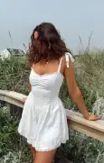 Regal Romper ~ White(XXS)