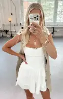 Regal Romper ~ White(XXS)
