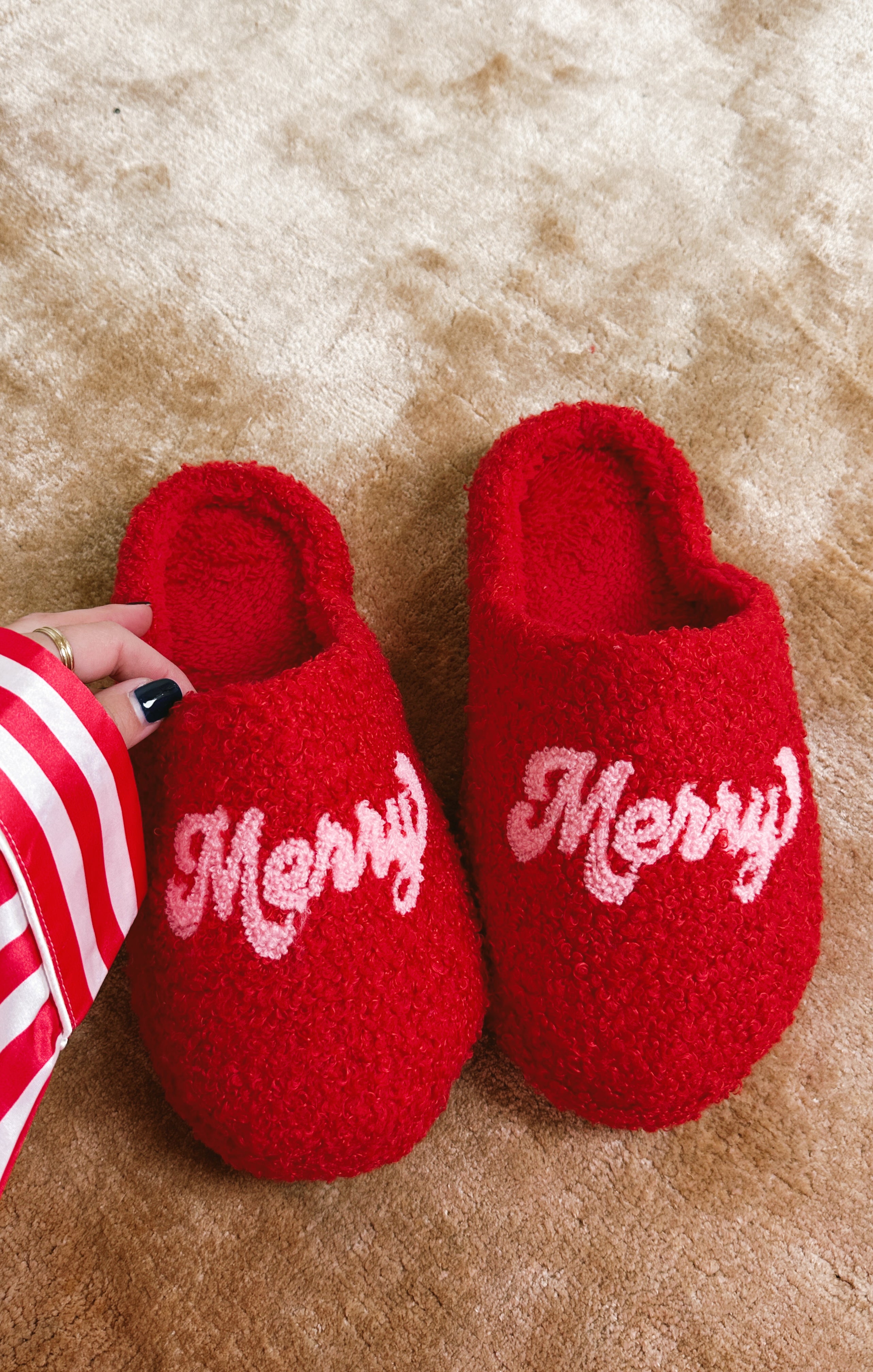 Merry Slippers ~ Red(S/M)