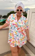 Sunday Morning PJ Set ~ Italian Picnic Jersey(XS)