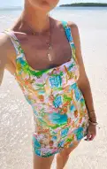 Bimini Swim Dress ~ Palermo Spritz(XS)
