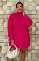 Timmy Tunic Sweater ~ Pink Rose Knit(XS)