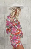 Charlie Collar Dress ~ Carnaby Floral Knit(XS)