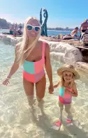 Little Scrunch One Piece ~ Barbie™ Colorblock Scrunch(0-3M)