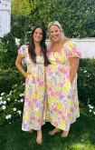 Smitten Midi Dress ~ Blooming Tulips(XS)