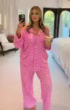 Classic PJ Set ~ Pink Mumu Logo Jersey(XS)
