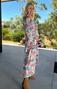 Loretta Maxi Dress ~ Dusty Meadows(XS)
