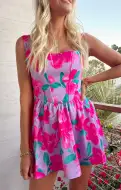 Nina Skort Dress ~ Garden Party Purple(XS)