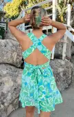 Collins Mini Dress ~ Abstract Poppy