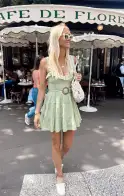 Jolene Mini Dress ~ Sage(XS)
