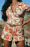 Ranch Romper ~ Desert Rose Denim(XS)