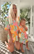 Parker Button Down ~ Tropical Fruit(XS)