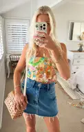 Tula Top ~ Palermo Spritz Linen(XS)