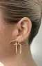 ALV Jewels Goldie Bow Studs ~ Gold