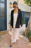Celine Dress ~ Ivory Luxe Satin(XXS)