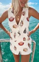 All Night Skort ~ Shell Linen(XS)