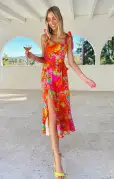 Garden Midi Dress ~ Miss Malibu(XS)